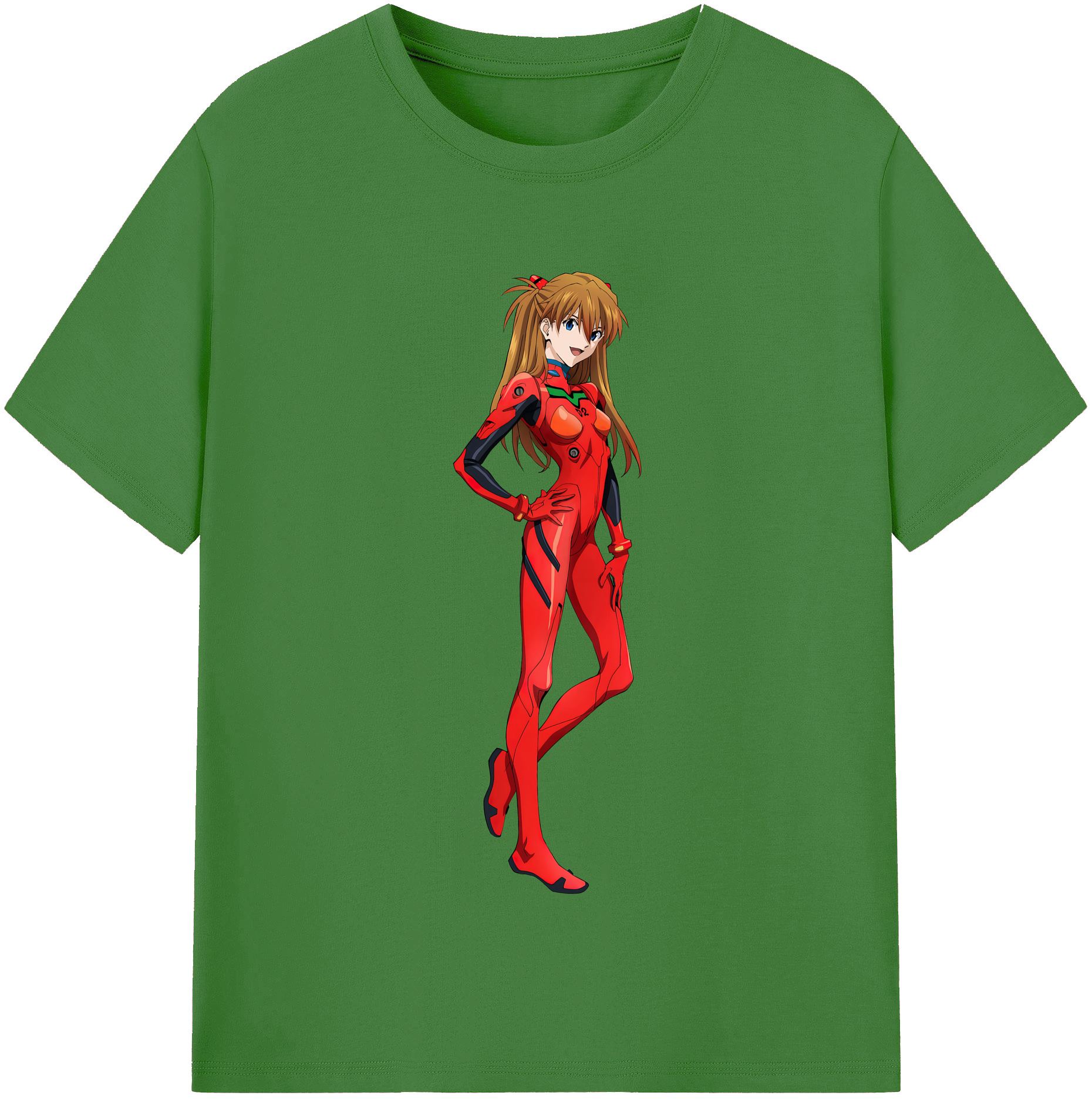 （画像用） EVA 新世紀エヴァンゲリオン レディースカジュアルプリントTシャツ（綿100％）